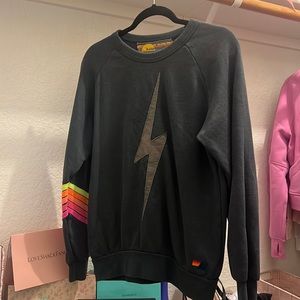 aviator nation lightning bolt sweatshirt